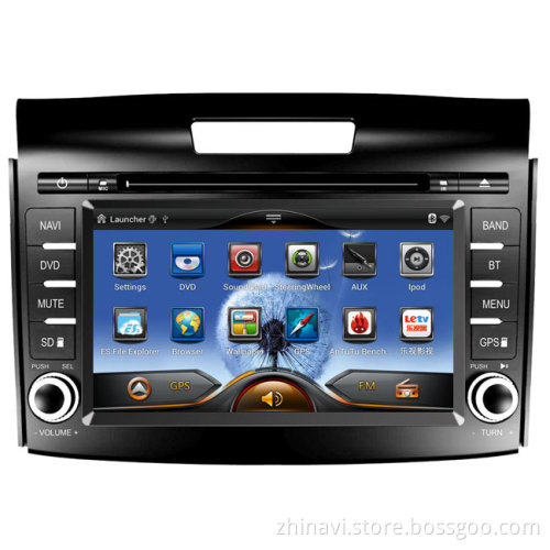 Car Pure Android 4.2 OS GPS Navigation DVD Player for Honda New CRV
